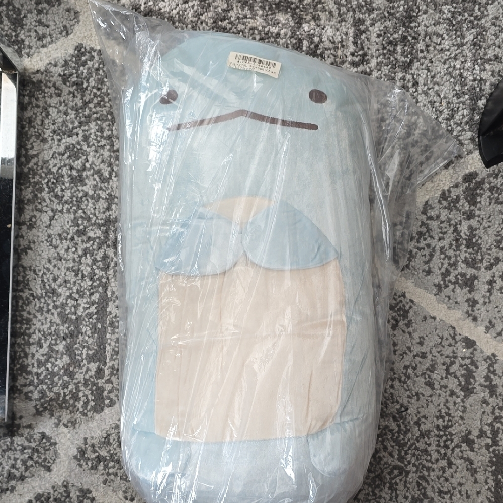 Blue and Cream Plush Toy